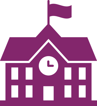 School building illustration